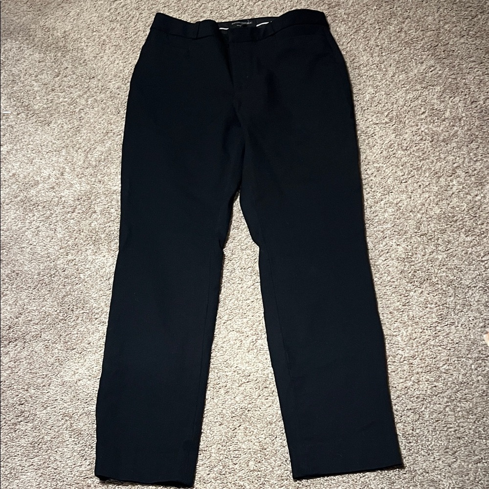 Banana Republic High Rise Sloan Black Dress Pants, size 8
